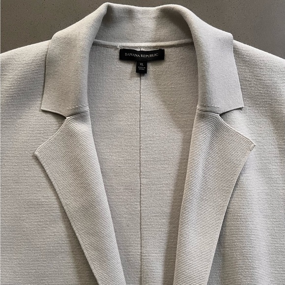 BANANA REPUBLIC NWT Cream Sweater Jacket Size XL - Picture 3 of 11